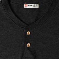 H2H Mens Casual Premium Slim Fit Henley Shirts Lightweight Thin Fabric - Image 5
