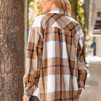 AUTOMET Womens Fall Outfits Fashion Clothes Shackets Flannel Plaid Button Down Long Sleeve Shirts Jackets - Image 4