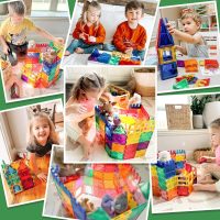 Kids Toys Magnetic Tiles Starter Set Classroom Must Haves, Magnetic Blocks for Toddlers Magnet Building Toys Preschool Montessori Learning Games for 3+ Year Old Boys & Girls - Image 4