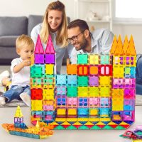 Magnetic Tiles,100PCS 3D Building Blocks, Magnets Building Set for Kids, Construction STEM Stacking Toys, Magnets Toy Gift for Toddlers, Boys and Girls - Image 3