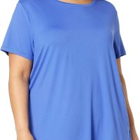 Amazon Essentials Women's Active Quick Dry Tech Stretch Short-Sleeve Crewneck T-Shirt (Available in Plus Size), Multipacks - Image 6