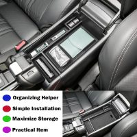 RUNROAD Center Console Organizer Tray Compatible with Honda HR-V 2023 2024 2025 2026 HRV Accessories, ABS Console Organizer Armrest Storage Box Coin Holder, Black - Image 6