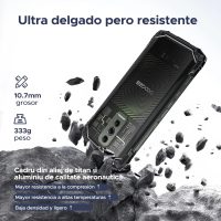 DOOGEE Blade 10 Ultra Energy Android 15 Rugged Phone 4.5G, 10.7mm Ultra-Thin,Octa Core Rugged Smartphone, 6.56" HD+90Hz, 64MP Camera, 6150mAh Battery, IP68/IP69K Waterproof Phone, NFC/Face Unlock - Image 2