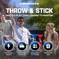 Popdarts PRO Pack Game Set (Wigglenobber Target Marker) - Indoor, Outdoor Suction Cup Throwing Game - Competition with a POP - Image 2