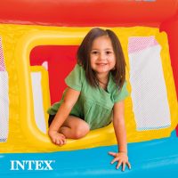 Intex Inflatable Jump-O-Lene Trampoline Bounce House with Crawl-Thru Door & Net - Indoor & Outdoor Backyard Blow-Up Bouncy Playhouse for Kids Ages 3-6 - Image 6