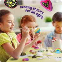 Dan&Darci Kids Rock Painting Kit - Glow in The Dark - Arts & Crafts Gifts for Boys and Girls Ages 6-12 - Craft Activities Kits - Creative Art Toys for 6, 7, 8, 9, 10, 11 & 12 Year Old Kid - Image 5