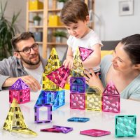 Jasonwell 110PCS Magnetic Tiles Building Blocks Set for Boys Girls Preschool Educational Magnet Construction Kit Stacking STEM Toys Christmas Birthday Gifts for Kids Toddlers 3 4 5 6 7 8 9 + Year Old - Image 7