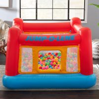 Intex Inflatable Jump-O-Lene Trampoline Bounce House with Crawl-Thru Door & Net - Indoor & Outdoor Backyard Blow-Up Bouncy Playhouse for Kids Ages 3-6 - Image 8