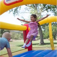 Little Tikes Jump 'n Slide Inflatable Bouncer Includes Heavy Duty Blower With GFCI, Stakes, Repair Patches, And Storage Bag, for Kids Ages 3-8 Years - Image 4