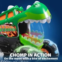 JOYIN 3 Pack Monster Truck Toy - Motion Activated Light-Up Cars for Toddlers - Monster Treads Lightning Wheels - Baby Toy Present - Press & Go Cars for Boys Girls Birthday Gifts - Image 4