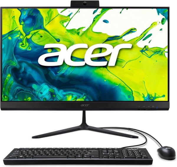 Acer Aspire C27 AIO Desktop | 27" Full HD IPS 120Hz Display | AMD Ryzen 7 5700U Octa-Core Processor | AMD Radeon Graphics | 16GB DDR4 | 1TB SSD | Wi-Fi 6 | USB Keyboard & Mouse | C27-2G-UR13