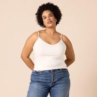 Amazon Essentials Women's Slim-Fit Knit V-Neck Layering Cami (Available in Plus Size), Pack of 4 - Image 6