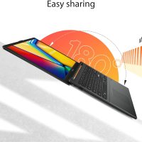 ASUS Vivobook Go 15.6” FHD Slim Laptop, AMD Ryzen 3 7320U Quad Core Processor, 8GB DDR5 RAM, 256GB SSD, Windows 11 Home, Fast Charging, Webcam Shield, Military Grade Durability, Black, E1504FA-AB34 - Image 6