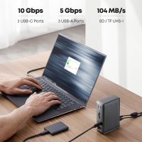 Anker Laptop Docking Station, 13-in-1 USB-C Docking Station, Triple Display with 2 x 4K HDMI and 1 x DP, 85W Charging for Laptop, 10 Gbps USB-C and 5 Gbps USB-A Data, Ethernet, Audio, SD - Image 5