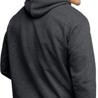 Hanes EcoSmart Hoodie, Midweight Fleece, Pullover Hooded Sweatshirt for Men - Image 3
