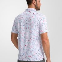 Obla Mens Golf Polo Shirts Short Sleeve Dry Fit Performance Moisture Wicking Casual Print Collared Golf Shirts for Men - Image 3