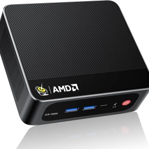 Beelink Mini PC, SER5 Pro 5825U AMD Ryzen 7 (Up to 4.5GHz) 16GB DDR4 500GB PCle 3.0 SSD Mini Desktop Computer, 2.5G LAN, Wifi6/BT5.2,HDMI/DP/Type-c/4K Triple Display Micro PC