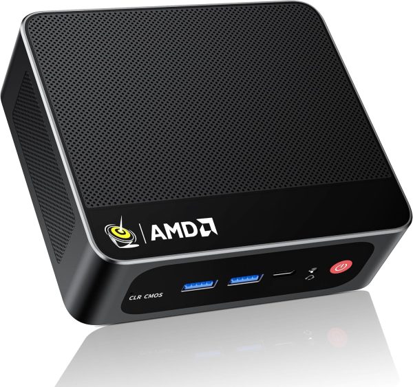 Beelink Mini PC, SER5 Pro 5825U AMD Ryzen 7 (Up to 4.5GHz) 16GB DDR4 500GB PCle 3.0 SSD Mini Desktop Computer, 2.5G LAN, Wifi6/BT5.2,HDMI/DP/Type-c/4K Triple Display Micro PC