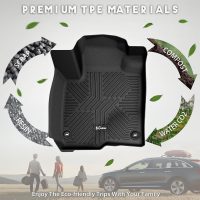 KARPAL Floor Mats for Honda HR-V 2026 2025 2024 2023(Include Hybrid), Front & 2nd Row, TPE Rubber All Weather Protection Floor Liners Odorless Anti-Slip Car Mats Honda HR-V Accessories - Image 8