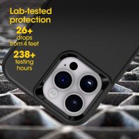 OtterBox iPhone 14 Pro Max (ONLY) Commuter Series Case - Black, Slim & Tough, Pocket-Friendly, with Port Protection - Image 6