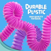 BUNMO Pop Tubes - Sensory Toys - Toddler Toys - Imaginative Play & Stimulating Creative Learning - Hours of Fun for Kids - Tons of Ways to Play - Non-Mouthable Toy 3+ - 4 Pack Large - Image 2