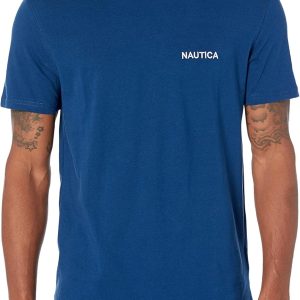 Nautica Short Sleeve Solid Crew Neck T-shirt Shirt