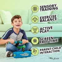 Flybar My First Foam Pogo Jumper for Kids Fun and Safe Pogo Stick for Toddlers, Durable Foam and Bungee Jumper for Ages 3 and up, Supports up to 250lbs - Image 3