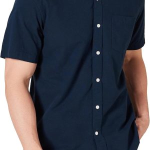 Amazon Essentials Oxford Shirts for Men - Regular-Fit, Short-Sleeve