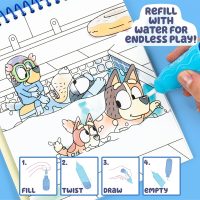 Horizon Group USA Bluey Aqua Art - Reusable Water Reveal Activity Pages With Water Pen for No-Mess Drawing and Coloring - Image 4
