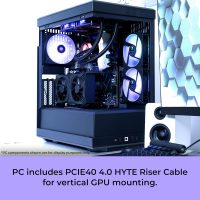 iBUYPOWER Y40 PRO Black Gaming PC Desktop Computer AMD Ryzen 9 7900X CPU, NVIDIA GeForce RTX 5070Ti 16GB GPU, 32GB DDR5 RGB 5200MHz RAM, 2TB NVMe SSD, Windows 11 Home, Keyboard, Mouse - Y40BA9N57T01 - Image 4