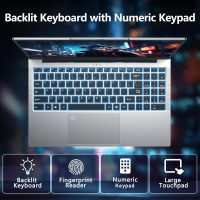 15.6 Inch Laptop Computer,Gaming Laptop,32GB RAM 1TB SSD,i9-11900H 8C/16T Processor(up to 4.9Ghz),UHD Graphics,15.6” FHD 1920 * 1080 Display,WiFi 6,BT5.2,Backlit Keyboard - Image 6