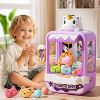 Claw Machine for Kids Girls Boys with Sound, Vending Claw Machines Arcade Game Toys for 3 4 5 6 7 8 Kids Girl, Unicorns Toys for Girls Age 4-6 - Image 3