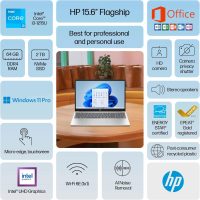 HP Flagship 15.6" HD Touchscreen Laptop Computer, 6-Core Intel i3 Processor, 64GB RAM, 2.5TB Storage (2TB SSD + 500GB Ext), Wi-Fi, Long Battery, HubxcelAccessory, Lifetime Office 2024, Win 11 Pro - Image 2