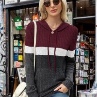 Lylinan Womens Cozy Textured Sweaters Fall Fashion Hoodies Trendy Outfits S-XXL - Image 5