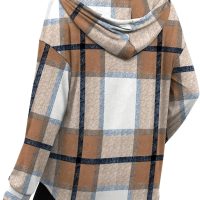 SAMPEEL Hoodies for Women Trendy Fall Fashion 2025 V Neck Oversized Sweatshirt Plus Size Tops Clothes - Image 5