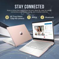 HP Stream 14" HD BrightView Laptop, Intel Celeron N4120, 16GB RAM, 416GB Storage (128GB eMMC + 288GB Docking Station Set), Intel UHD Graphics, 720p Camera, Wi-Fi, 1 Year Office 365, Win 11 S, Gold - Image 6