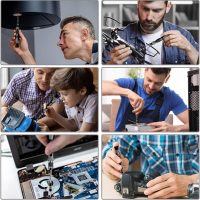 SHOWPIN 122 in 1 Precision Computer Screwdriver Kit, Laptop Screwdriver Sets with 101 Magnetic Drill Bits, Computer Accessories, Electronics Tool Kit Compatible for Tablet, PC, iPhone, PS4 Repair - Image 6