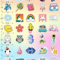 300 Pcs Stickers for Kids, Cute Water Bottle Vinyl Waterproof Laptop Stickers for Students Gifts School Supplies Classroom Teacher Prizes Sticker Pack for Kids Girls Teens - Image 6