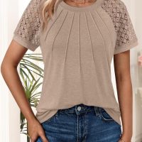 AUTOMET Womens Summer Tops Spring Shirts Trendy Vacation Outfits Short Sleeve Business Tshirts Fashion Casual Blouses - Image 6