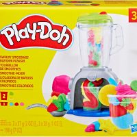 Play Doh Swirlin' Smoothies Toy Blender Playset, Play Kitchen Appliances, Kids Arts and Crafts Toys for 3 Year Old Girls and Boys and Up - Image 2