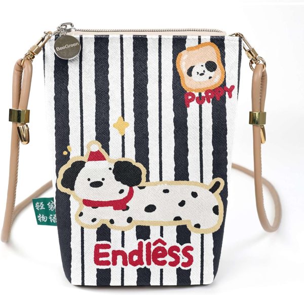 Small Crossbody Bags for Women Cell Phone Sleeves - Adjustable Strap & Double-Sided Printing, Fits 7'' Phones