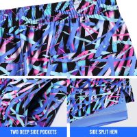 maamgic Mens 5" Gym Running Shorts for Men 2 in 1 Quick Dry Workout Athletic Shorts - Image 5