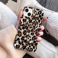 J.west Case Compatible with iPhone 14 Case,Luxury Sparkle Translucent Clear Vintage Leopard Print Soft Silicone Cover for Girls Women Protective Phone Case for iPhone 14 6.1 inch Cheetah - Image 4