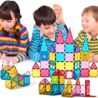 Jasonwell Magnetic Tiles Kids Magnetic Blocks 60PCS Building Sets 3D Magnet Tile Building Blocks Toy Construction Educational STEM Toys Gifts for Toddlers Boys Girls 3 4 5 6 7 8 9 10 + Year Old - Image 5
