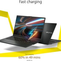 ASUS Vivobook Go 15.6” FHD Slim Laptop, AMD Ryzen 3 7320U Quad Core Processor, 8GB DDR5 RAM, 128GB SSD, Windows 11 Home, Fast Charging, Webcam Sheild, Military Grade Durability, Black, E1504FA-AS33 - Image 5