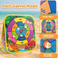 Bean Bag Toss Game for Kids - Cornhole Board Outdoor Toys for Toddlers -Party Activities Carnival Outside Yard Backyard Beach Lawn Games Toy for Kid Boys Girls Age 3 4 5 6 7 8 Year Old Birthday Gifts - Image 3