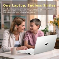 HP Stream 14" HD BrightView Laptop, Intel Celeron N4120 Processor, 16GB RAM, 64GB SSD, Intel UHD Graphics, 720p Webcam, WiFi, HDMI, Win 11 S, Silver (Renewed) - Image 5