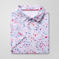 Obla Mens Golf Polo Shirts Short Sleeve Dry Fit Performance Moisture Wicking Casual Print Collared Golf Shirts for Men - Image 4