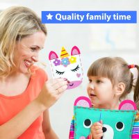 KRAFUN My First Sewing Kit for Beginner Kids Arts & Crafts, 7 Easy DIY Projects of Stuffed Animal Dolls and Plush Pillow Craft, Instructions & Felt, Gift for Girls, Boys, Learn to Sew, Embroidery - Image 6
