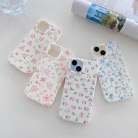 QLTYPRI for iPhone 13 Case, Cute Pink Floral Flower Pattern Aesthetic Phone Case, Raised Camera Protection Soft Slim TPU Shockproof Protective Phone Cover for Girls Women - Pink - Image 7